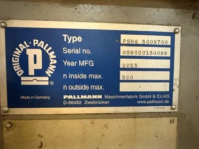 USED 2013 PALLMANN Pfv400/40