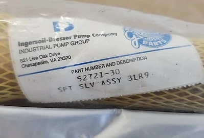 NEW Ingersoll Dresser Pump 52721-30