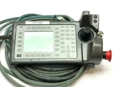 3HNE00442-1 | ABB  Robot Teach Pendant REV 7 - Used