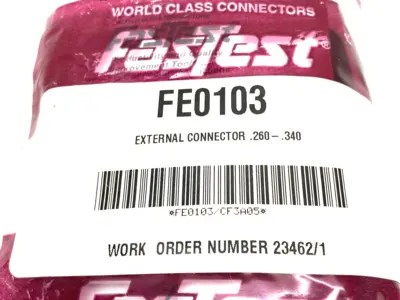 NEW FASTEST EXTERNAL SEALING CONNECTION TOOL .260 - .340