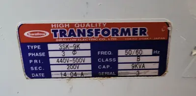 Used 2014 SWALLOW ELECTRIC CO. 3SK-9K Transformers Kentucky US | Aucto #1315652