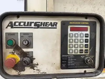 Used 2001 ACCURSHEAR 850012 Power Squaring Shears (Inch) Arizona US | KD Machinery #1304933