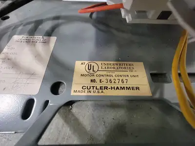 MCC Unit 50 Amp Breaker 0.95 kVA Transformer