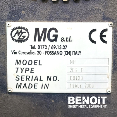 U14591C MG model MH 206P 4 roll plate roll