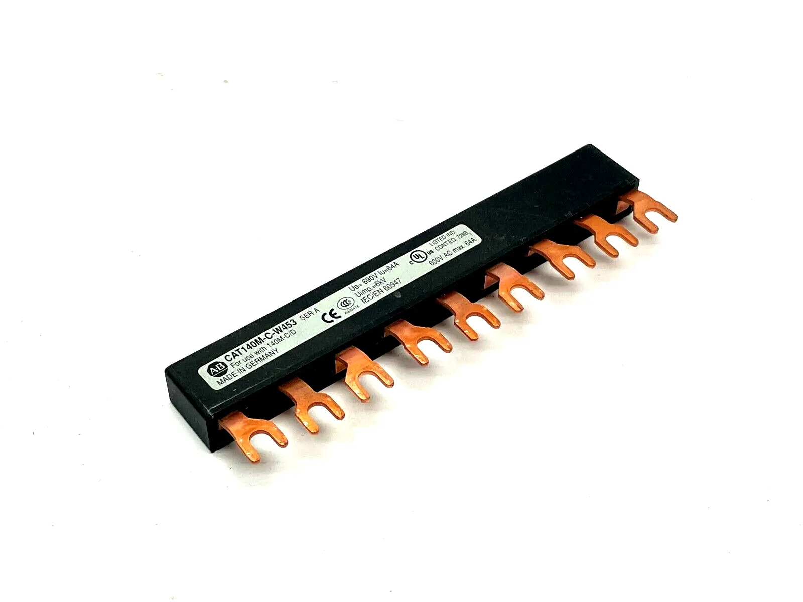 CAT140M-C-W453 | Allen Bradley  Ser. A Busbar 600V 64A - Used