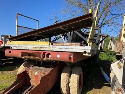 Used AFTERMARKET FLATBED TRAILER Flatbed Trailers Pennsylvania US | East West Machinery & Drilling #1417068