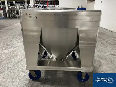 USED TOTE Systems 48" x 42" x 10"  Tote Systems Stainless Steel Transfer Bins