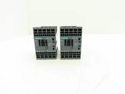 Siemens 3RH2140-2AK60 SIRIUS Contactor Relay 4NO 120VAC Size S00 Lot of 2