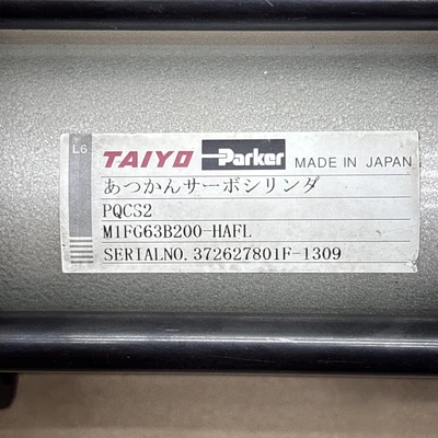 Used TAIYO PARKER PQCS2 M1FG63B200-HAFL M1FG63B200-HAFL-0H1 Cylinders Indiana US | J&J Industrial Supply #1283566