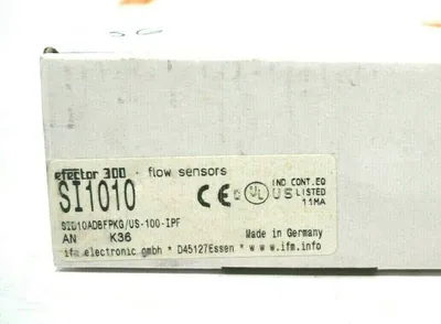 NEW EFECTOR SID10ADBFPKG/US-100-IPF FLOW MONITOR SI1010 SID10ADBFPKGUS100IPF