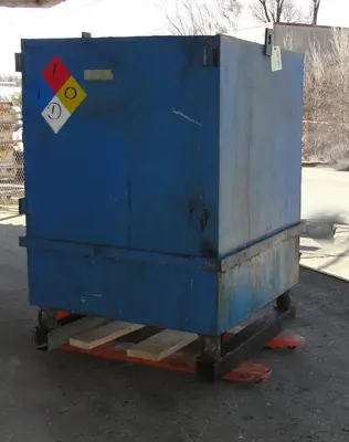 SPC8011  Tank 400 gallon vertical tank, CS, flat