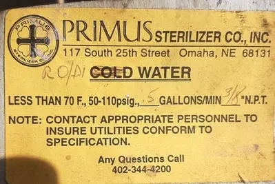 USED 2003 PRIMUS PSS5-E-MPSD