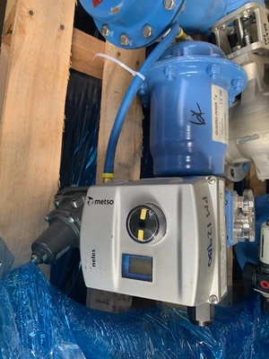 Neles Jamesbury 1"-150  V-Ball Valve with Pneumatic Actuator , Unused
