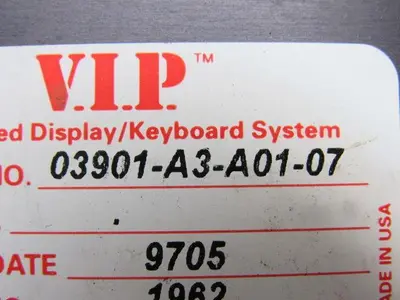IEE 03901-A3-A01-07 VIP 22 Button Integrated Display Panel With Mounting Bracket