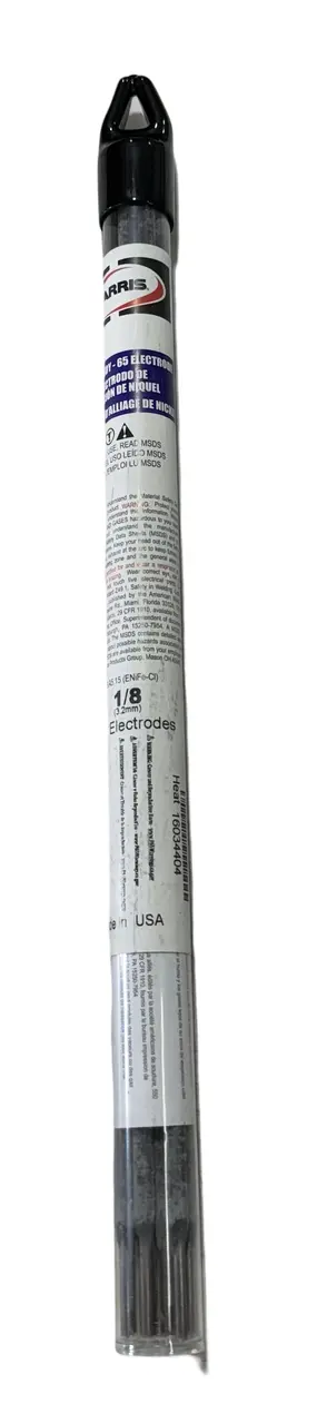 Harris Harris Alloy 65 Nickel-Iron 1/8" Electrodes 10 Pack