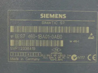 Siemens 6ES7460-1BA01-0AB0 Transmitter Interface Module IM460-1