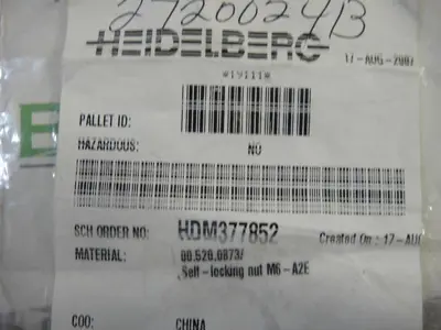 NEW HEIDELBERG 00.520.0873