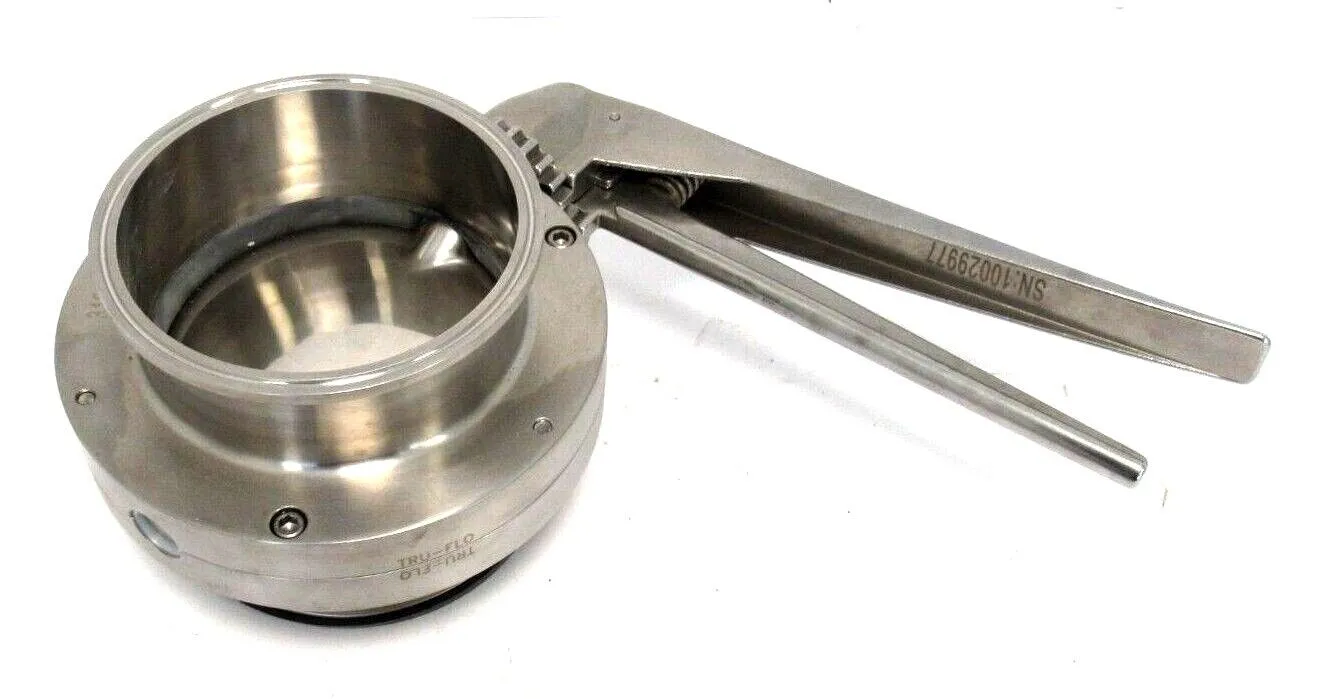 NEW TRU-FLO BFY-316L-E-6 BUTTERFLY VALVE 6" BFY316LE6