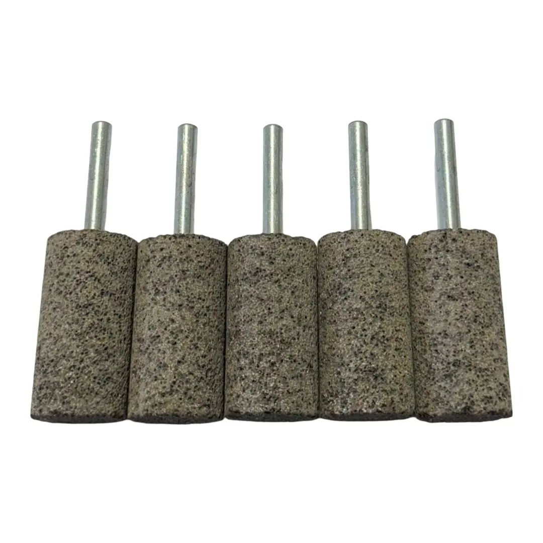 1" x 2" x 1/4" Mounted Grinding Wheels W122 Cylindrical Shape 5 Pack