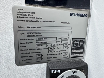 Used 2023 HOMAG "CENTATEQ N-500" Nesting Machining Centers Texas US | MachineryMax #1488406