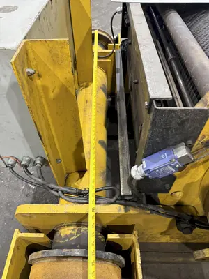 25 TON P&H OVERHEAD BRIDGE CRANE HOIST, NEW 1998, 66" GAUGE: YOBRO #24847