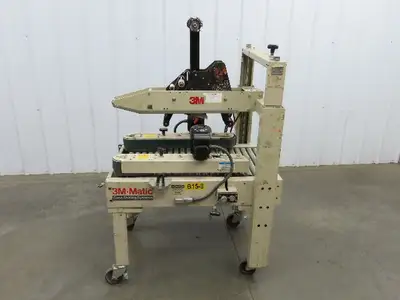 3M-Matic 12A Carton Sealer Adjustable Case Sealing System 115V Top Taper