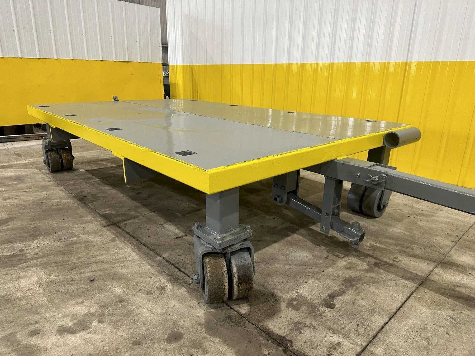 10,000 LBS X 120” X 78” HEAVY DUTY ROLLING TRANSFER CARTS: STOCK #19980