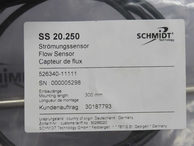 Used SCHMIDT TECHNOLOGY _UNKNOWN_ Sensors Texas US | OCO Industrial #1704256