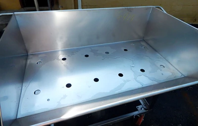 USED CUSTOM DRAIN PAN CHEESE DRAIN PAN