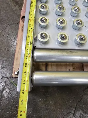 Used HYTROL ROLLER BALL TRANSFER  CONVEYOR Roller Conveyors Wisconsin US | Packer City Sales #1301795