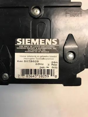 USED SIEMENS BQ3B020