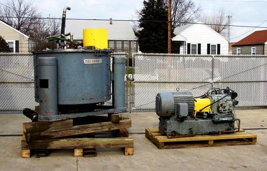 Tolhurst 48 x 30 solid bowl basket centrifuge, 316SS.