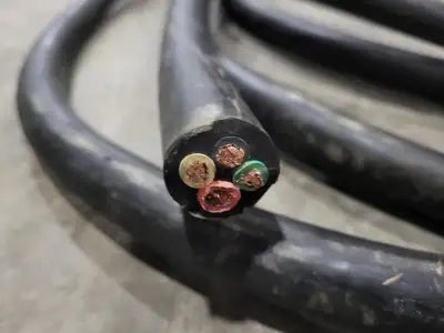 SOOW Power Cord 6 AWG 4 Conductor 600V