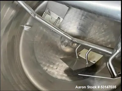 Used Cherry-Burrell 200 Gallon Stainless Steel Jacketed Processor Tank – Scrape Surface Agitation