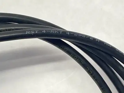 USED LUMBERG DOUBLE ENDED CORDSET M12 4-PIN MALE TO FEMALE