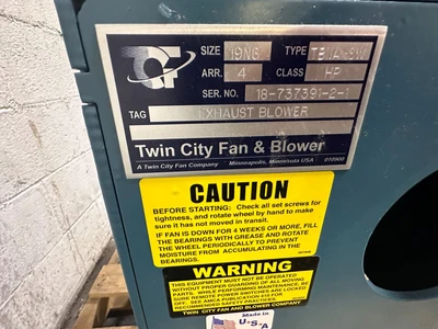 TWIN CITY TBNA-SW 19N6 BLOWER