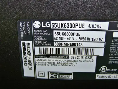 65" LG Electronics 65UK6300PUE 4K Ultra-High Def (UHD) SMART TV with Wall Mount, HDMI Cable and Remote Control