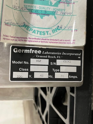 Used _UNKNOWN_ _UNKNOWN_ Laminar Flow Hoods Ohio US | Federal Equipment Company #1553278