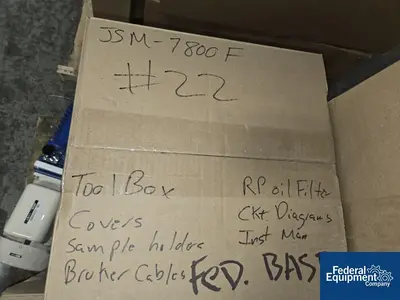 USED Jeol Jeol Scanning Electron Microscrope, Model JSM 7800
