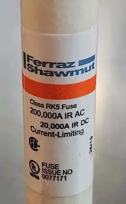 Ferraz Shawmut TRS20R Tri-Onic 20A Fuses, Lot of 6 Loc4C2