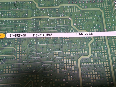 RadiSys UIMC III-1 61-0950-10 AXIS MOTION CONTROL BOARD 49625601 PFS-114