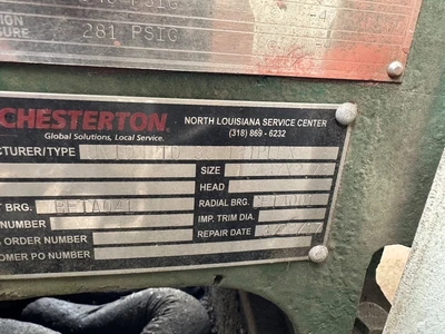 3 x 1.5 Union TD-30 Triplex Pump, 13.6 GPM, 10 HP