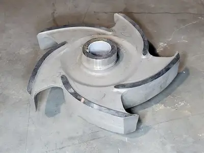 5-Vane Impeller 316SS, Size 4x6-14, 61187-2