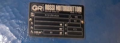 Rossi Motorduttori RC21250UO2A New Storeroom Spare