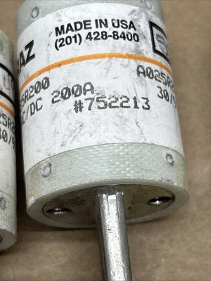New | in-Stock Ferraz Shawmut A025R200 Fuses Indiana US | J&J Industrial Supply #524077