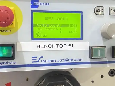 Used Schafer Eccentric Crimping Press MAS229 Wire Crimpers Michigan US | Maverick Industrial Sales #1502485