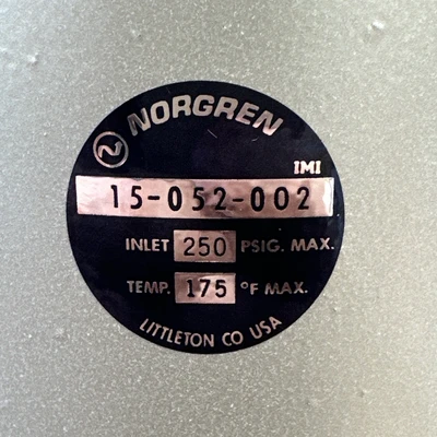 New | in-Stock NORGREN 15-052-002 Filters Indiana US | J&J Industrial Supply #1261956