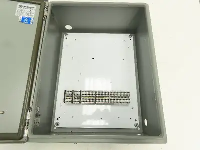 Wiegmann N4122016081PTC Electrical Enclosure 20x16x8" Locking Latch Wall Mount