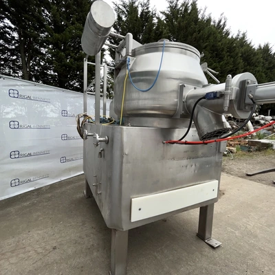 250L Calmic Euro-Vent S/S JKTD High Shear Mixer Granulator