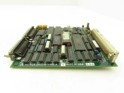 Mitsubishi Mazak CIN624A799G51A PCB Slot Rack Printed Circuit Board Card MC712B